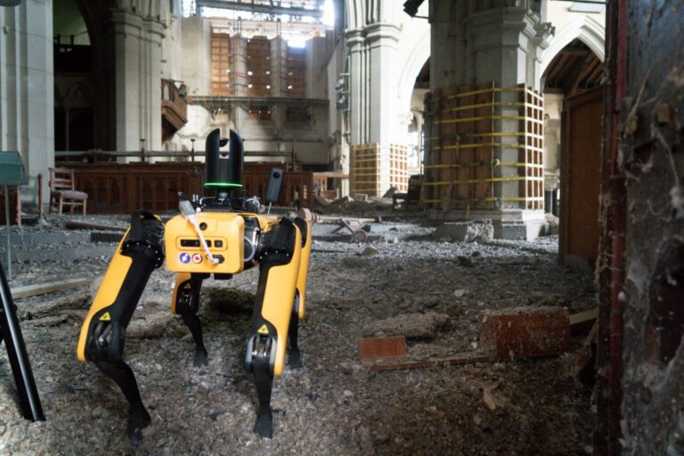 Case Study – Spot the Robot Dog Supporting the Christ Church Cathedral Reinstatement Project